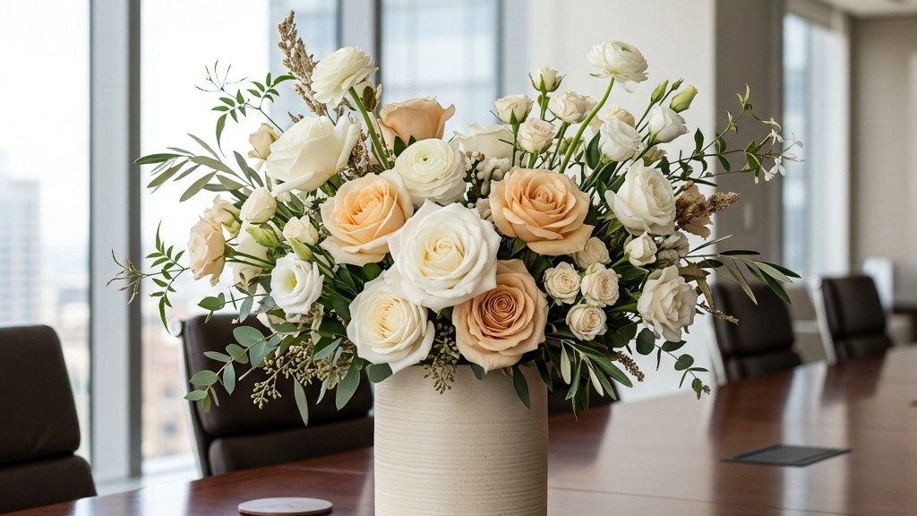 Corporate gifting rose etiquette elegant floral arrangements for executive milestones