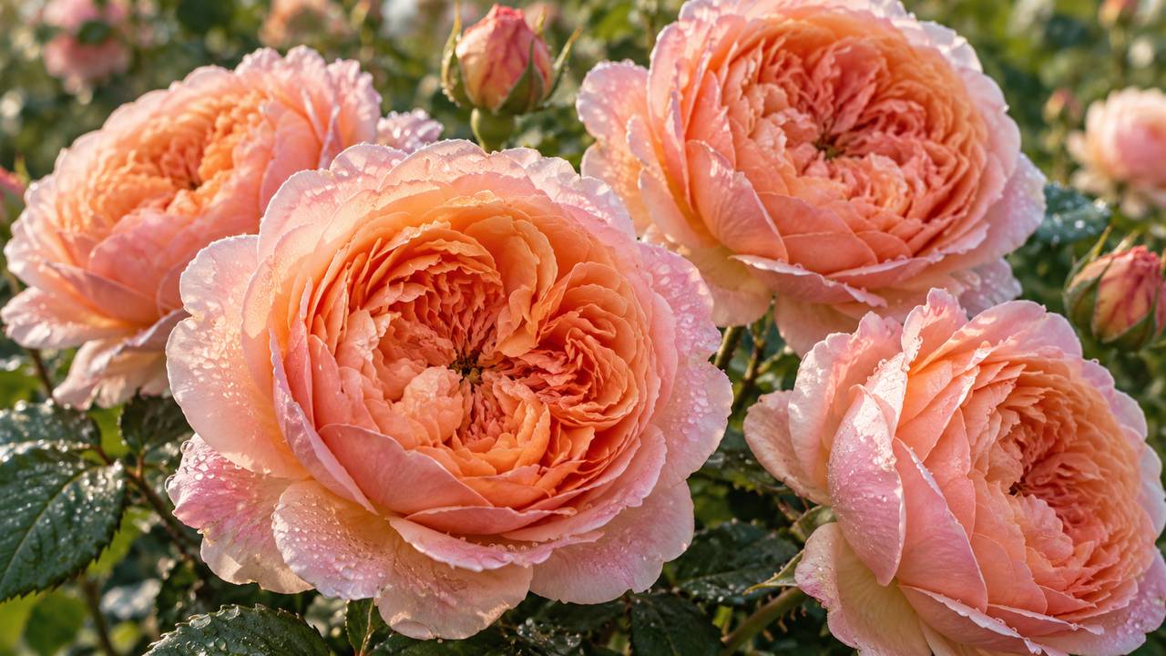 Abraham Darby Rose: David Austin's Magnificent Apricot-Pink English Shrub