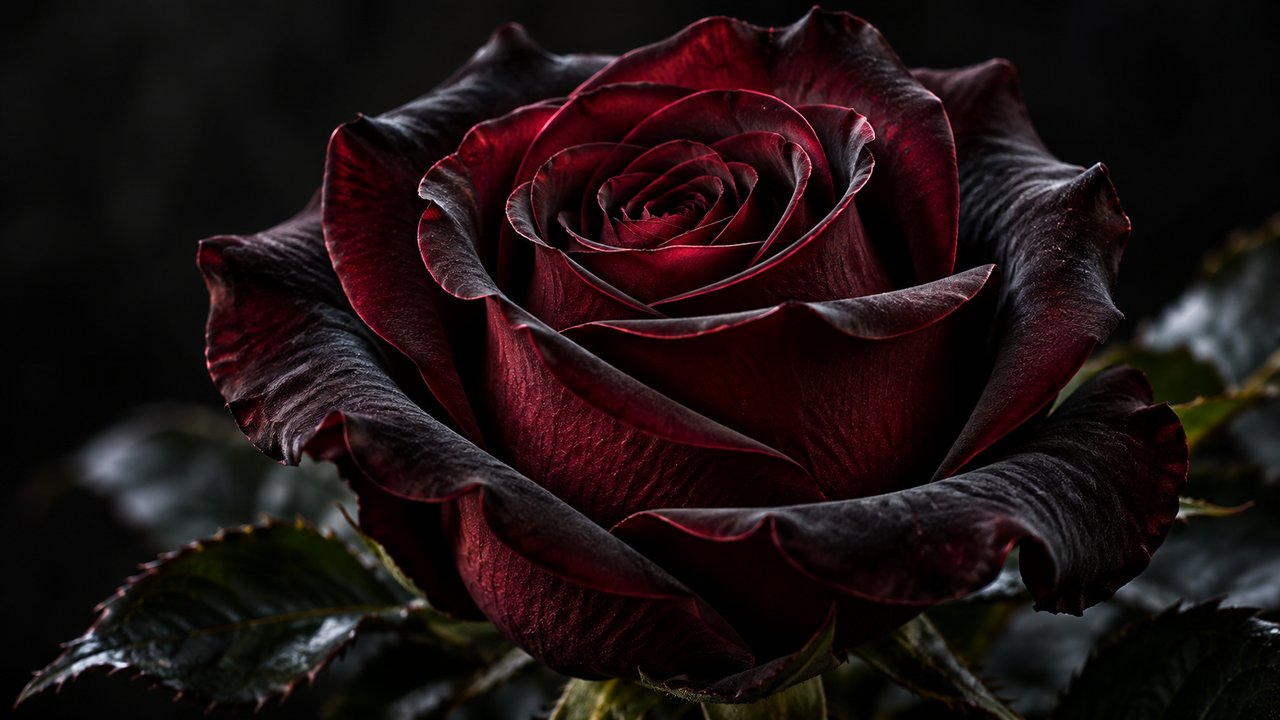 Black Baccara Rose: The Deepest Velvet Burgundy Near-Black Modern Rose