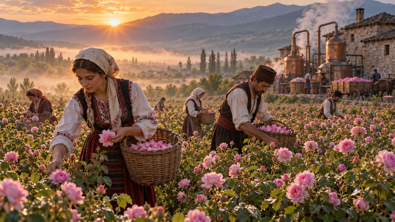 Damask Rose (Rosa damascena): The Sacred Perfume Rose of Antiquity and Ispahan