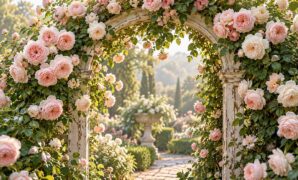 Eden Climber Rose (Pierre de Ronsard): The Quintessential Romantic Arch Climber