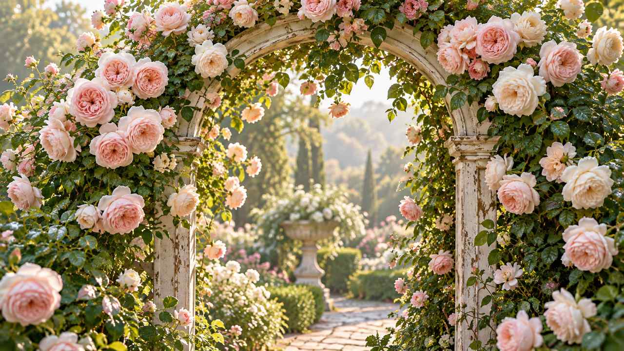 Eden Climber Rose (Pierre de Ronsard): The Quintessential Romantic Arch Climber