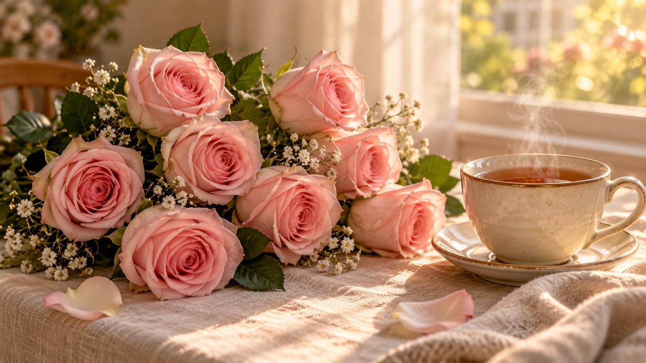 Meaning of 8 Roses: Supportive Care, Comfort in Illness, and Gratitude
