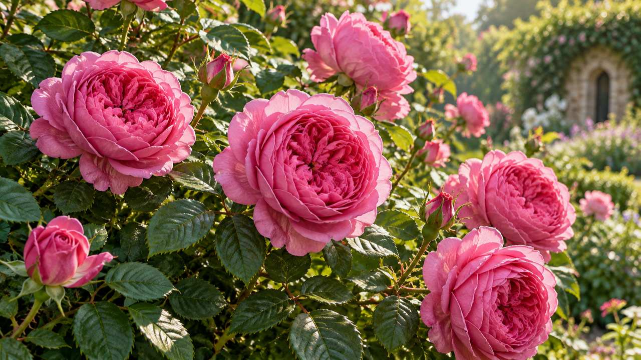 Gertrude Jekyll Rose: Quintessential Old Rose Perfume and Vibrant Pink Petals