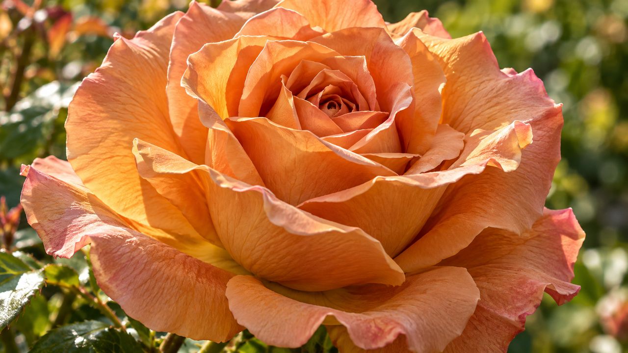 Just Joey Rose: Ruffled Apricot Petals and Massive Exhibition Blooms