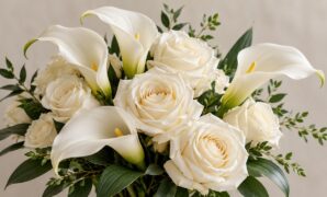 rose_pairing-roses-with-calla-lilies-architec_16x9 Pairing Roses with Calla Lilies: Sleek Architectural Lines and Purity