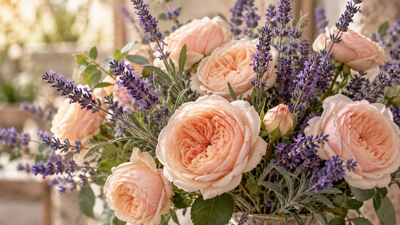 Pairing Roses with French Lavender: Aromatherapy, Devotion, and Rustic Chic