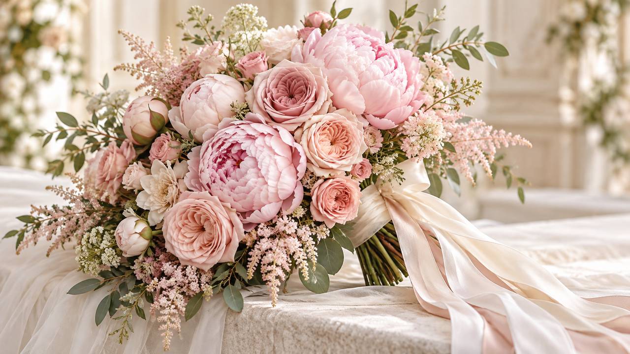 Pairing Roses with Lush Peonies: The Ultimate Romantic Bridal Combination