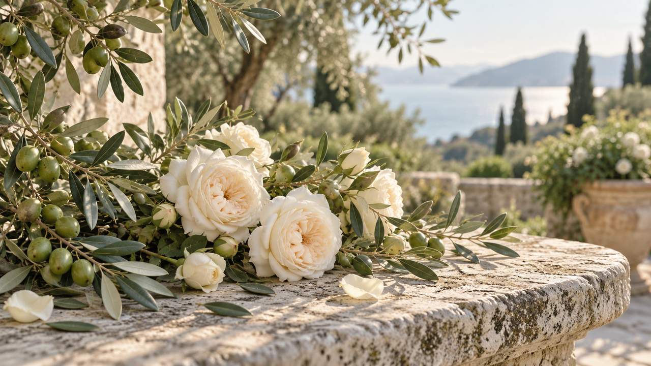 Pairing Roses with Olive Branches: Mediterranean Peace, Honor, and Wisdom
