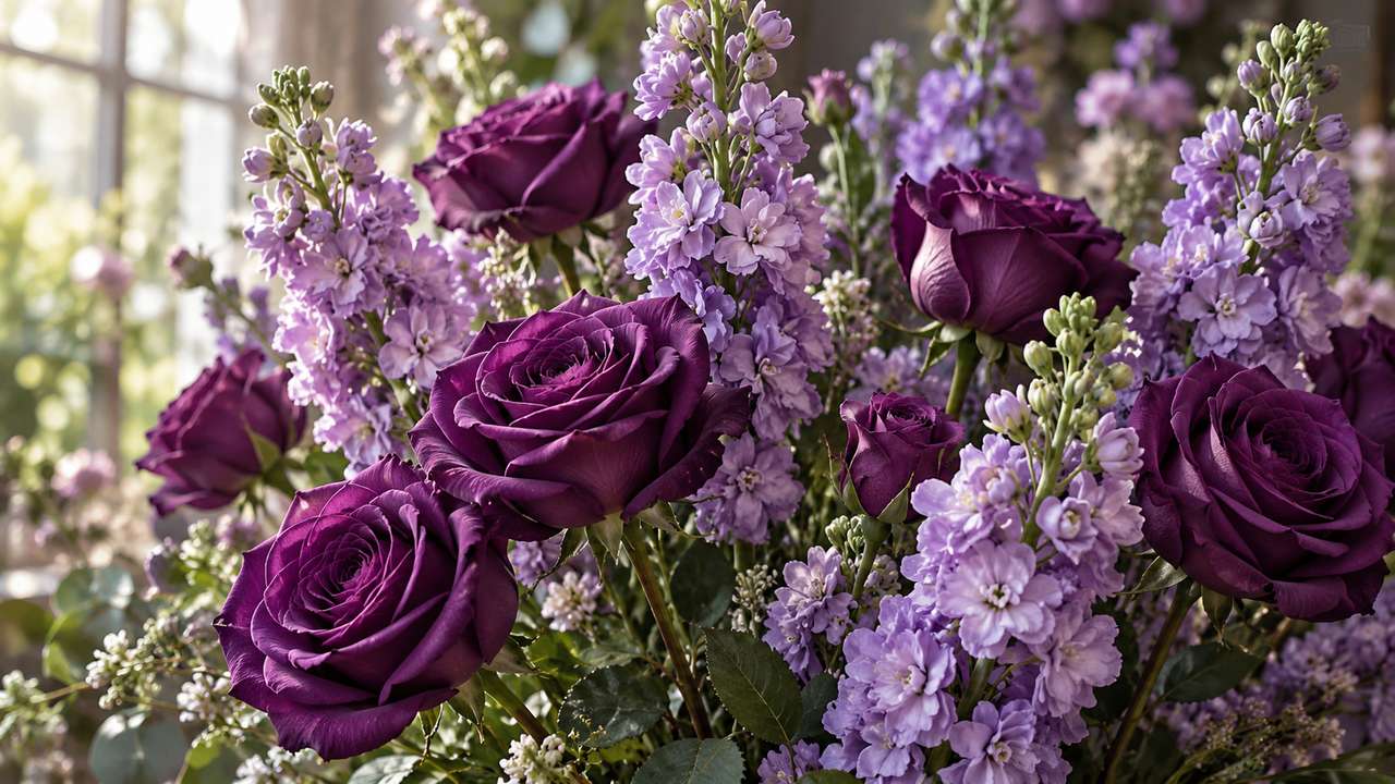 Pairing Roses with Stock (Matthiola): Spicy Clove Perfume and Lasting Beauty