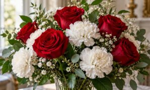 rose_pairing-roses-with-white-carnations-vint_16x9 Pairing Roses with White Carnations: Durability, Admiration, and Vintage Charm
