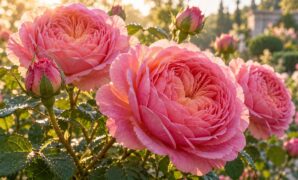 Princess Alexandra of Kent Rose: Giant Luminous Warm Glowing Pink Flowers