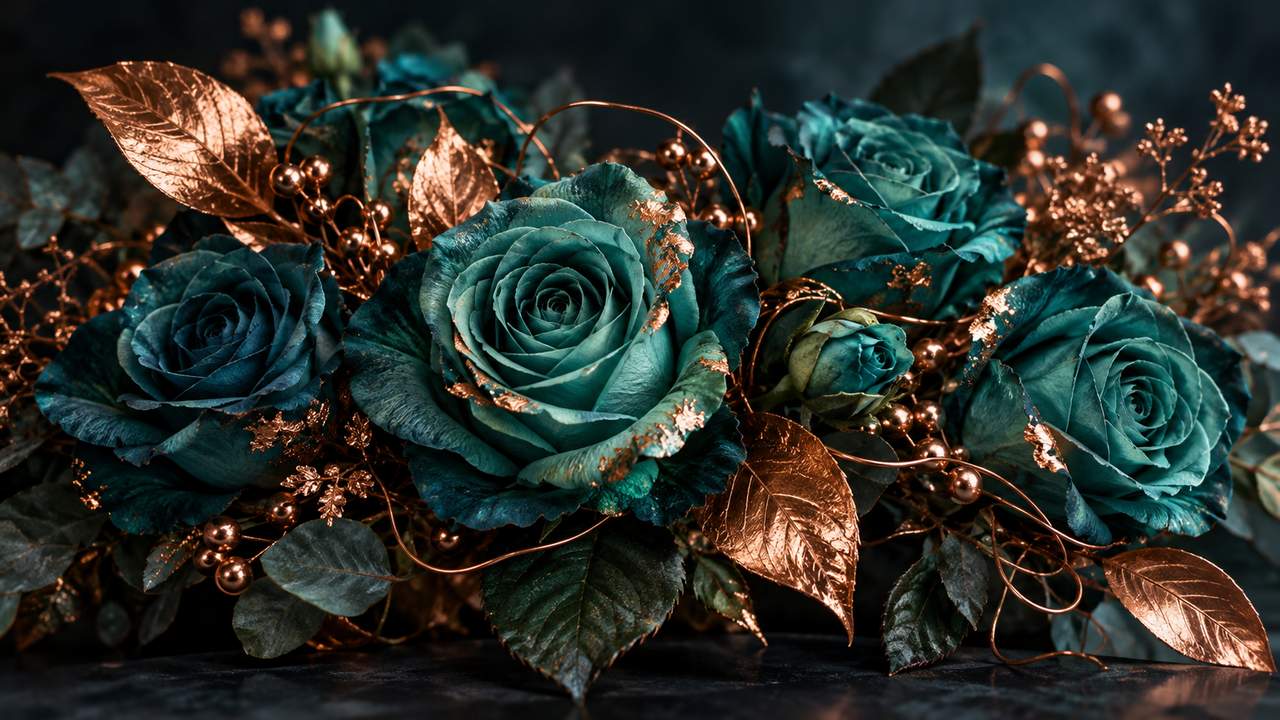 Teal Rose Meaning: Calm Confidence, Deep Spiritual Connection, and Uniqueness